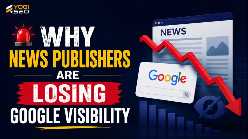Why News Publishers Are Losing Google Visibility - Yogi SEO
